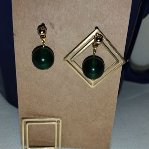 Two in One Stud Earrings